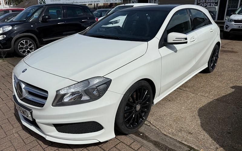 Used Mercedes A220 AMG 170 HP (125 kW) 2013 White Hatchback