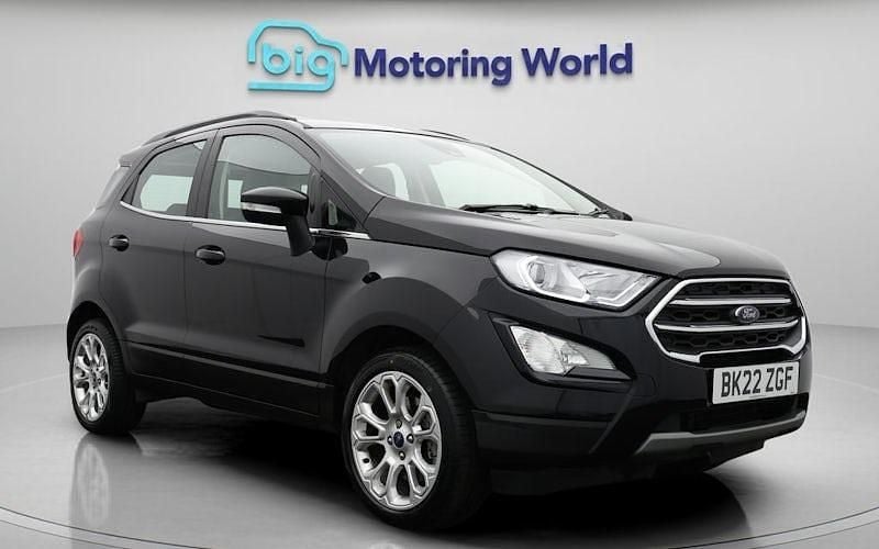 Black Used 2022 Ford Ecosport Titanium SUV | £12,500 (Fair price) - Image 1/4