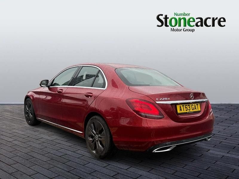 Used Mercedes C220 Sport Edition 191 HP (140 kW) 2020 Red Sedan