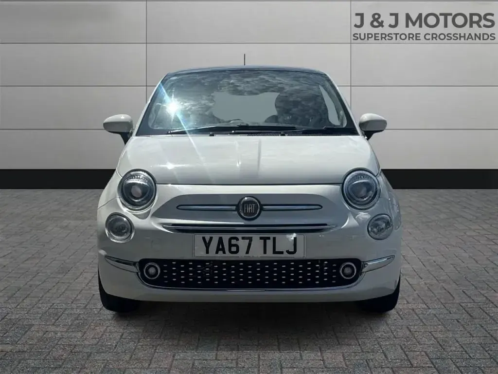 Used Fiat 500 Lounge 69 HP (50 kW) 2018 White Hatchback