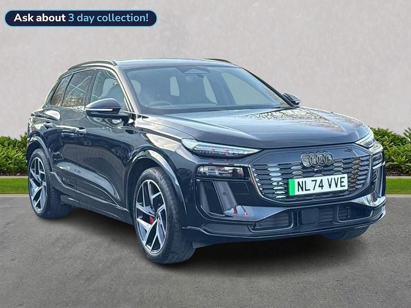 Black Used 2025 Audi Q6 e-tron Business SUV | £59,325 (Super price) - Image 1/4