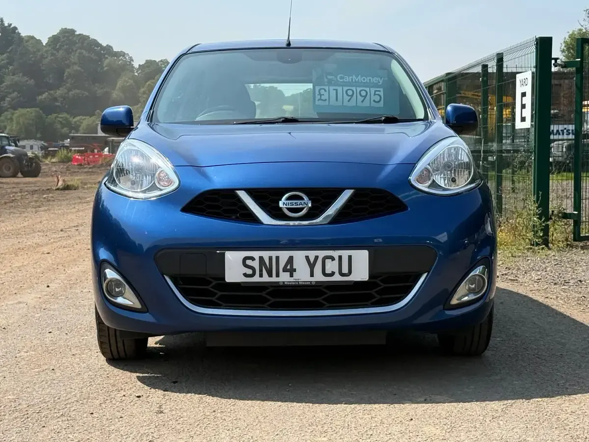 Used Nissan Micra Acenta 80 HP (58 kW) 2014 Blue Hatchback