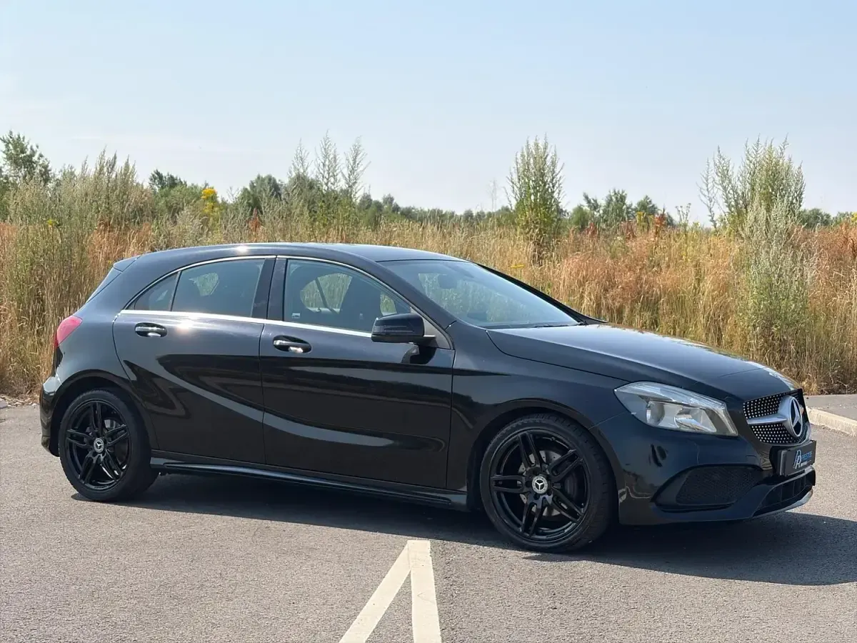 Used Mercedes A180 AMG line 2018 Black Hatchback