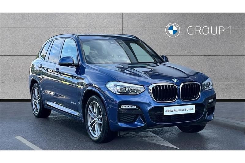 Phytonic blue Used 2018 BMW X3 M Sport SUV | £24,475 (Fair price) - Image 1/4
