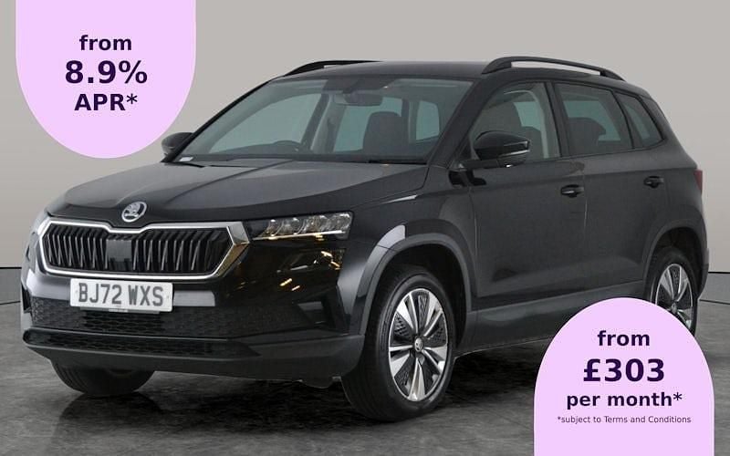 Black Used 2022 Skoda Karoq SE Drive SUV | £20,511 (Fair price) - Image 1/2