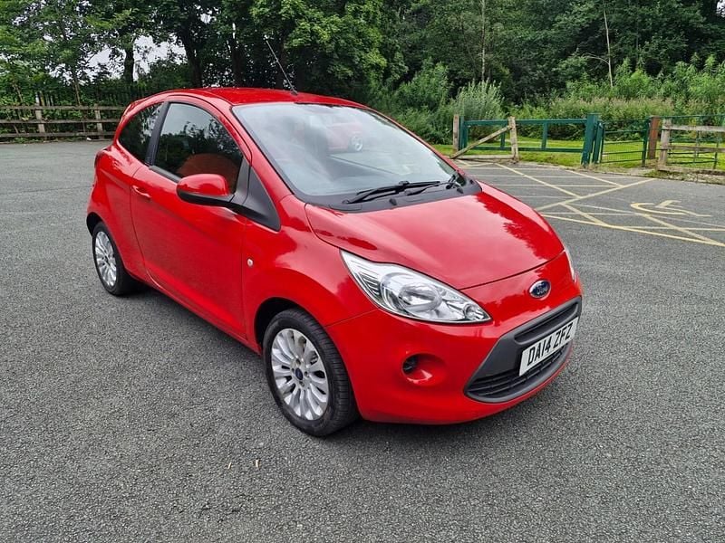 Red Used 2014 Ford Ka Zetec Hatchback | £1,699 (Super price) - Image 1/4