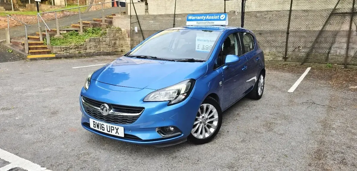 Used Vauxhall Corsa 88 HP (64 kW) 2016 Blue Hatchback
