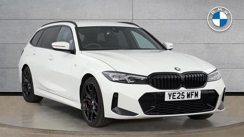White Used 2025 BMW 320 M Sport Estate | £34,900 (A bit pricey) - Image 1/4