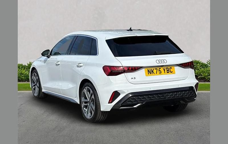 Used Audi A3 S-Line 147 HP (108 kW) 2025 White Hatchback