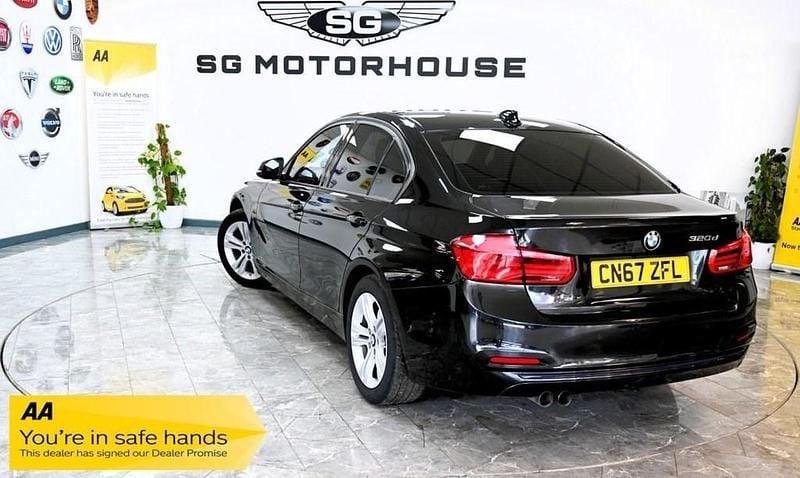 Used BMW 320 Sport Line 2017 Black Sedan