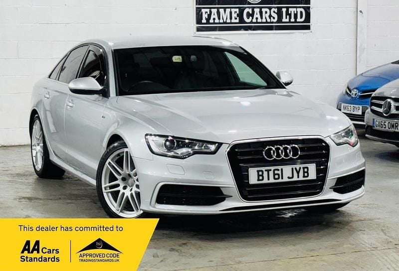 Silver Used 2011 Audi A6 S-Line Sedan | £3,495 (Expensive) - Image 1/3
