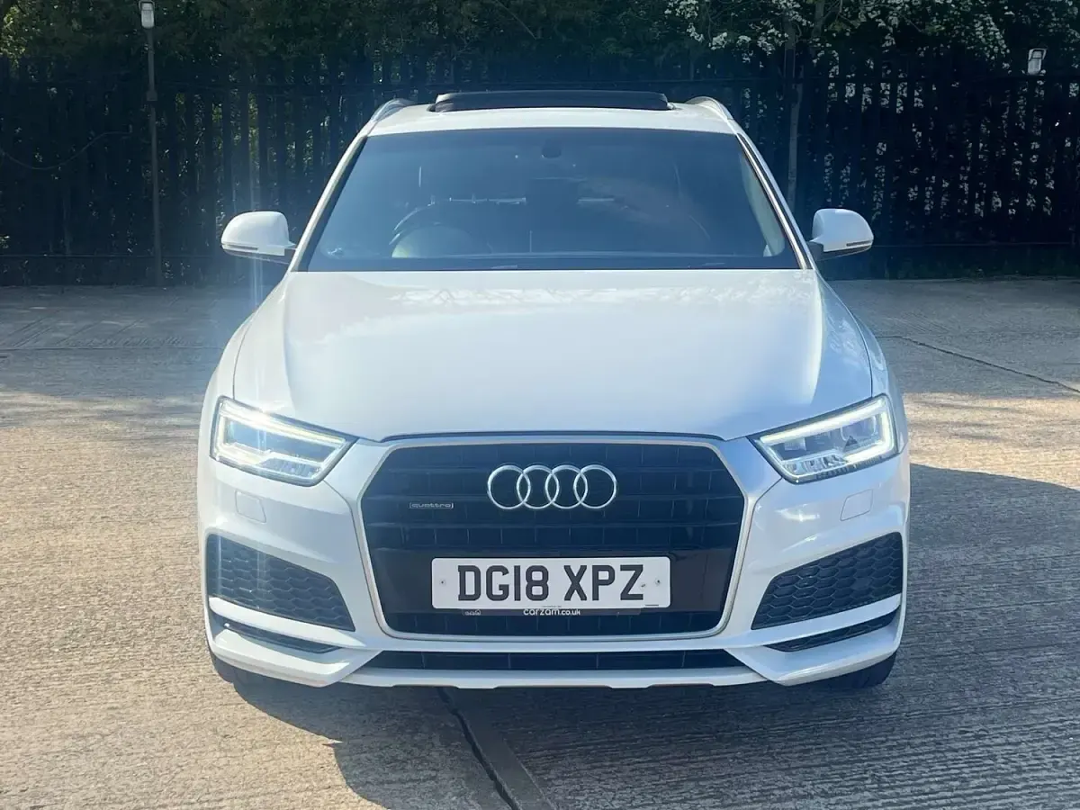 Used Audi Q3 S-Line 150 HP (110 kW) 2018 White SUV
