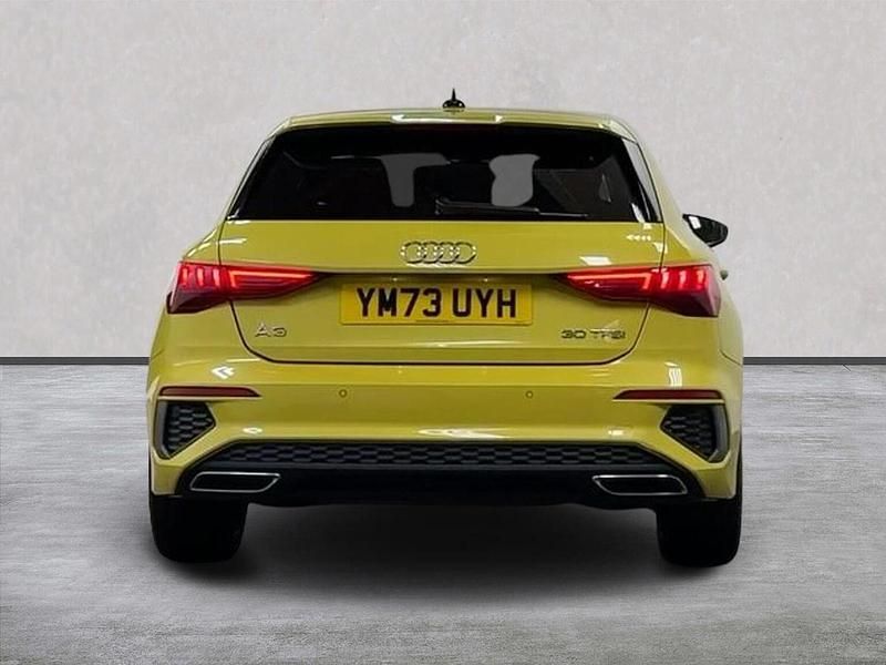 Used Audi A3 Sportback S-Line 110 HP (80 kW) 2023 Yellow Hatchback