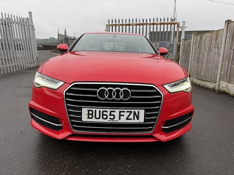 Used Audi A6 S-Line 190 HP (139 kW) 2015 Red Sedan