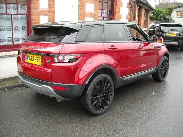Used Land Rover Range Rover evoque Pure 190 HP (139 kW) 2013 Red SUV