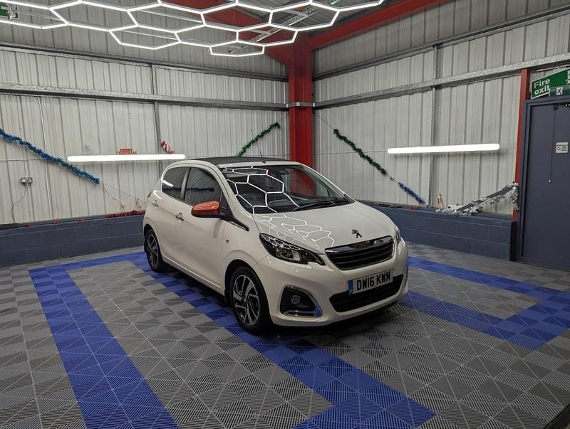 White Used 2016 Peugeot 108 Roland Garros Hatchback | £5,999 (Fair price) - Image 1/4