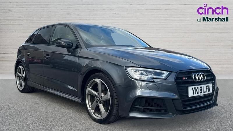Used Audi A3 Black Edition 310 HP (228 kW) 2018 Grey Sedan