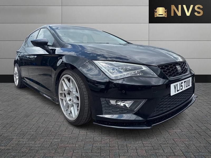 Used Seat Leon FR 184 HP (135 kW) 2015 Black Hatchback