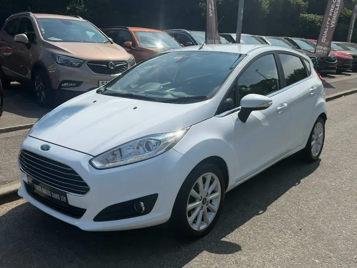 Used Ford Fiesta Titanium 182 HP (133 kW) 2017 White Hatchback