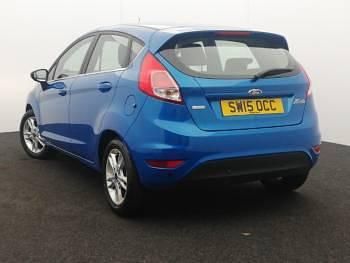 Used Ford Fiesta Zetec 100 HP (73 kW) 2015 Blue Hatchback