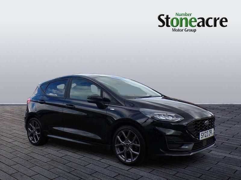 Black Used 2023 Ford Fiesta ST-Line Hatchback | £14,695 (Fair price) - Image 1/4
