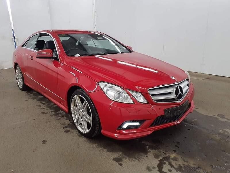 Used Mercedes E350 2010 Red Coupe