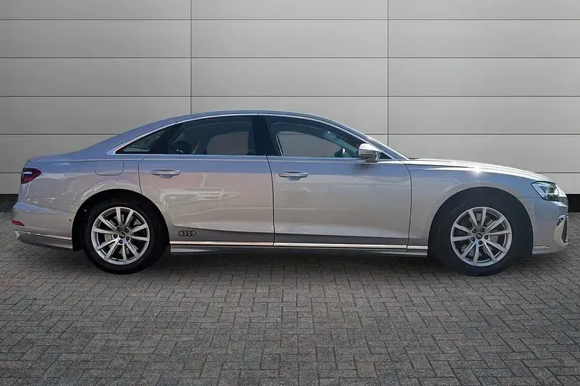 Used Audi A8 Sport 340 HP (250 kW) 2022 Floret silver Sedan