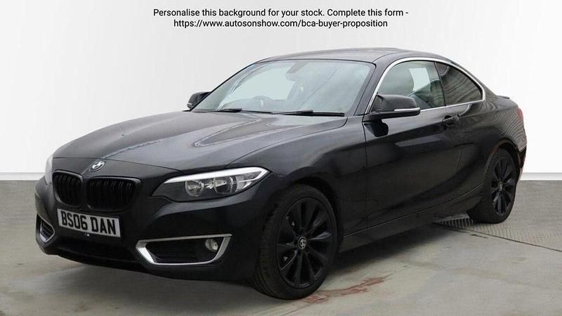Used BMW 218 Luxury Line 2016 Black Coupe
