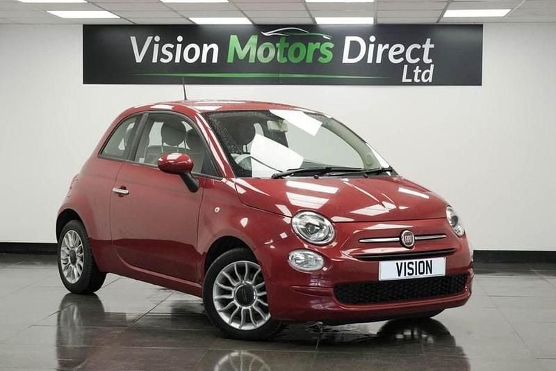 Red Used 2018 Fiat 500 Pop Star Hatchback | £5,480 (Fair price) - Image 1/1