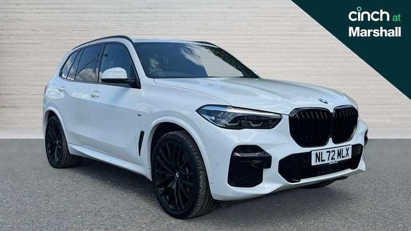 White Used 2022 BMW X5 M Sport SUV | £46,591 (Fair price) - Image 1/4