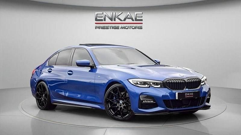 Blue Used 2019 BMW 320 M Sport Sedan | £19,495 (Expensive) - Image 1/4