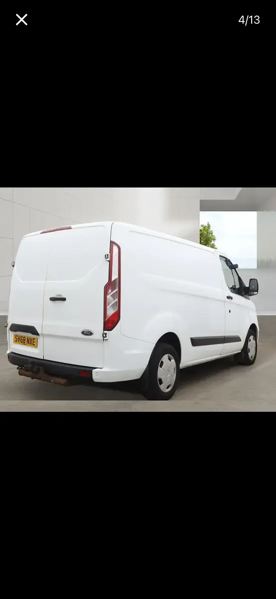 Used Ford Transit Custom Trend 130 HP (95 kW) 2018 White Van