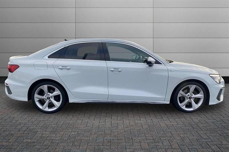 Used Audi A3 S-Line 150 HP (110 kW) 2021 White Sedan