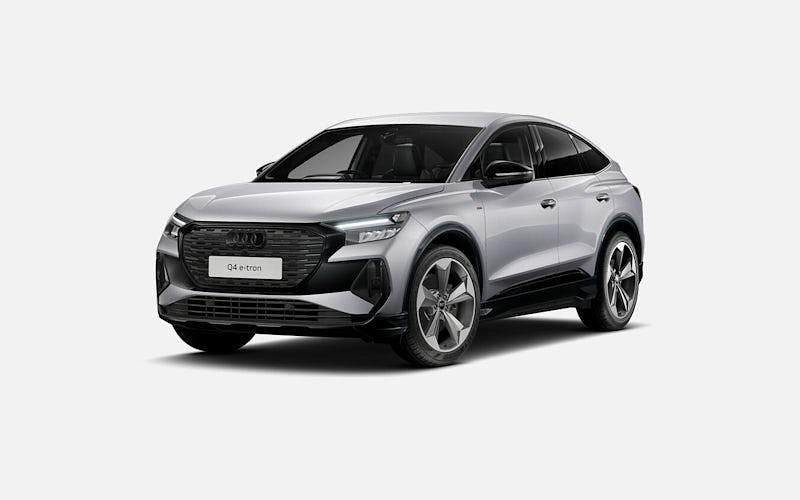 New 2025 Audi Q4 Sportback e-tron Black Edition SUV | £53,569 (Good price) - Image 1/4