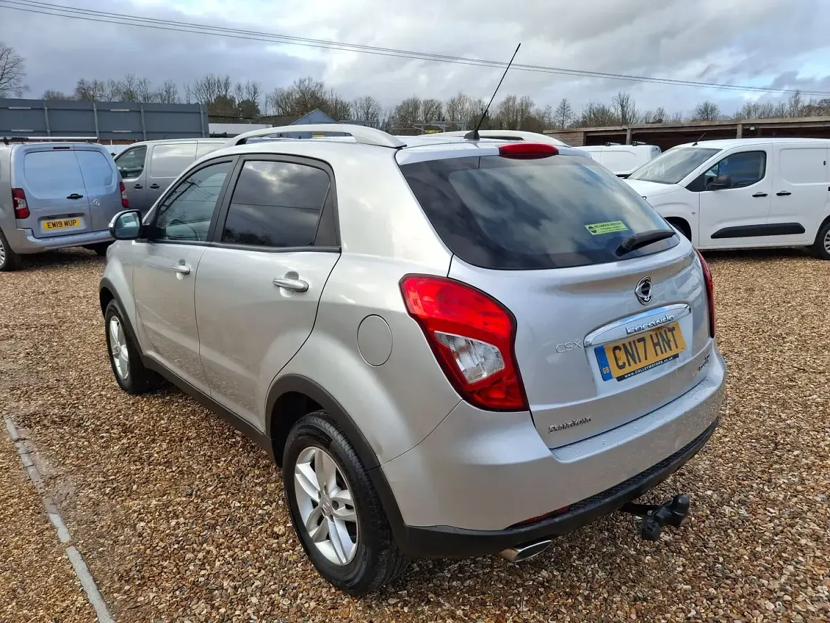 Used SsangYong Korando 178 HP (130 kW) 2017 Silentr silver metallic Van