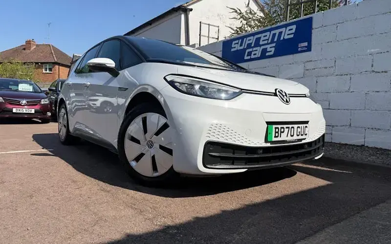 Used VW ID.3 Pro 150 kW (204 HP) 2020 White Hatchback