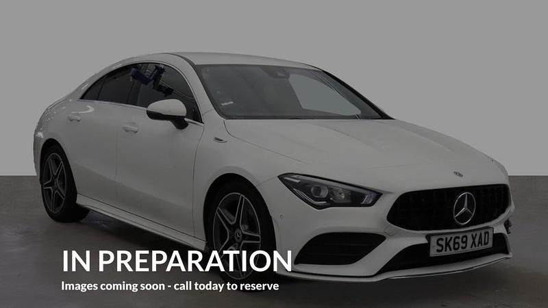 White Used 2019 Mercedes CLA180 AMG line Sedan | £18,920 (Good price) - Image 1/4