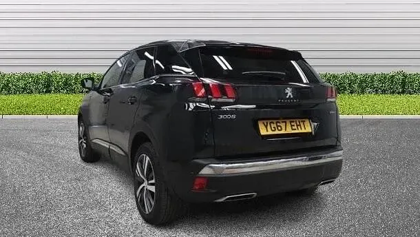 Used Peugeot 3008 GT-line 120 HP (88 kW) 2017 Black SUV