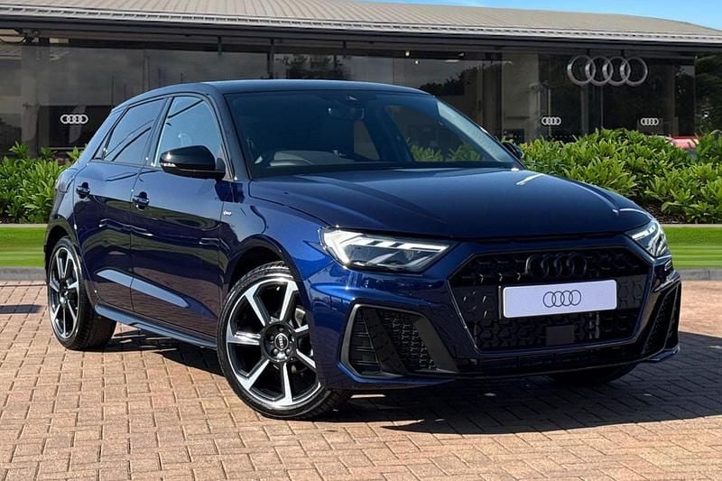 New Audi A1 Sportback Black Edition 2026 Blue Hatchback