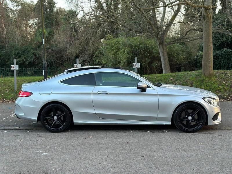 Used Mercedes C250 AMG Line Premium Plus 2016 Silver Coupe