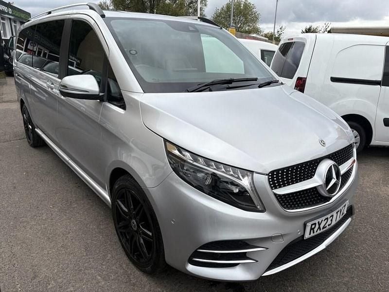 Silver Used 2023 Mercedes V220 AMG line MPV | £49,999 (Good price) - Image 1/2