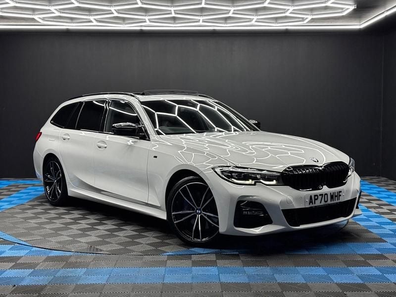 White Used 2020 BMW 330 M Sport Estate | £30,690 - Image 1/4