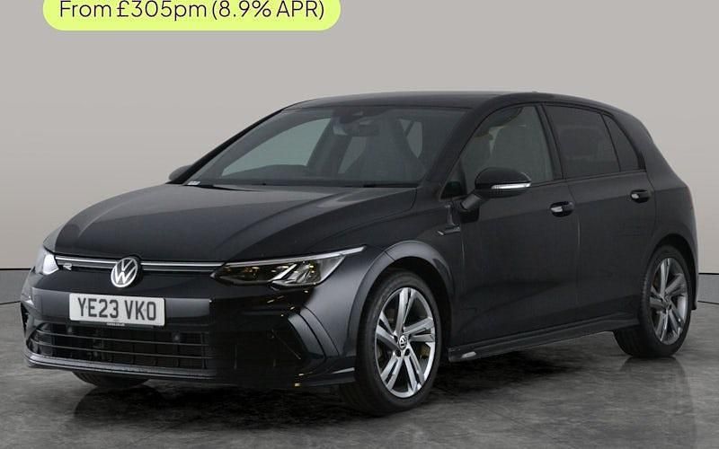 Used VW Golf VIII R-line 150 HP (110 kW) 2023 Black Hatchback