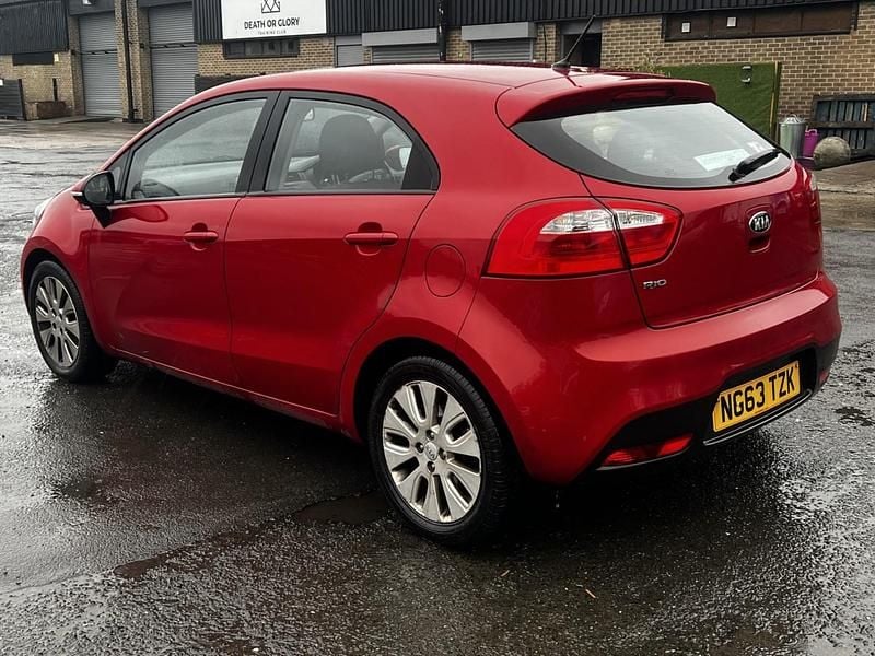 Used Kia Rio 2014 Red Hatchback