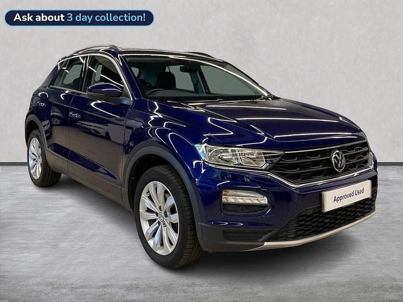 Blue Used 2019 VW T-Roc SE SUV | £14,199 (Fair price) - Image 1/4