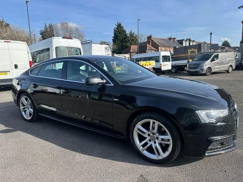 Used Audi A5 Sportback S-Line 136 HP (100 kW) 2015 Black Hatchback