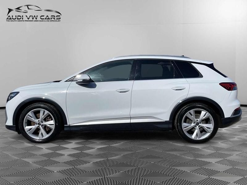 Used Audi Q4 e-tron S-Line 150 kW (204 HP) 2021 White SUV
