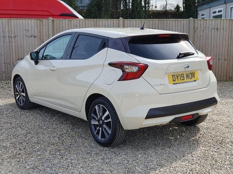 Used Nissan Micra N-Connecta 90 HP (66 kW) 2019 White Hatchback
