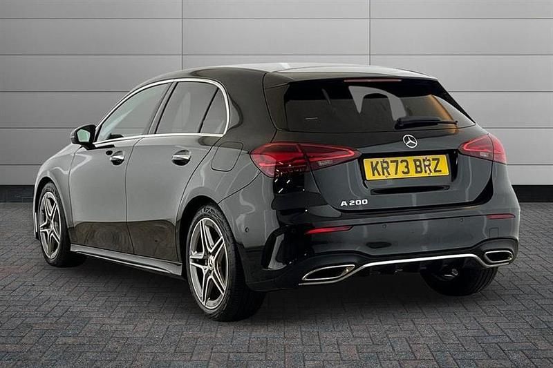 Used Mercedes A200 Executive 163 HP (119 kW) 2023 Cosmos black Hatchback