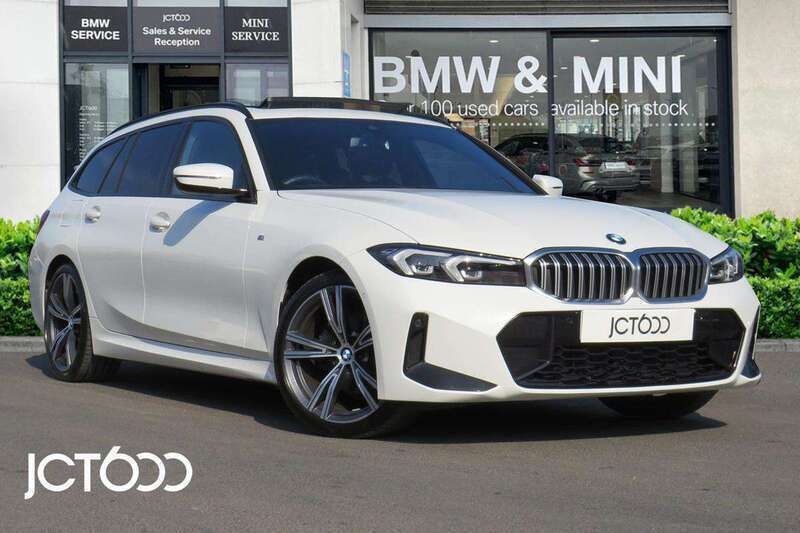 White Used 2024 BMW 320 M Sport Estate | £32,695 (A bit pricey) - Image 1/3